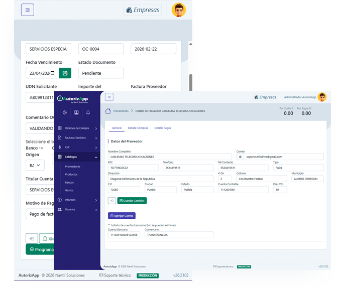 Procesos AutorizApp